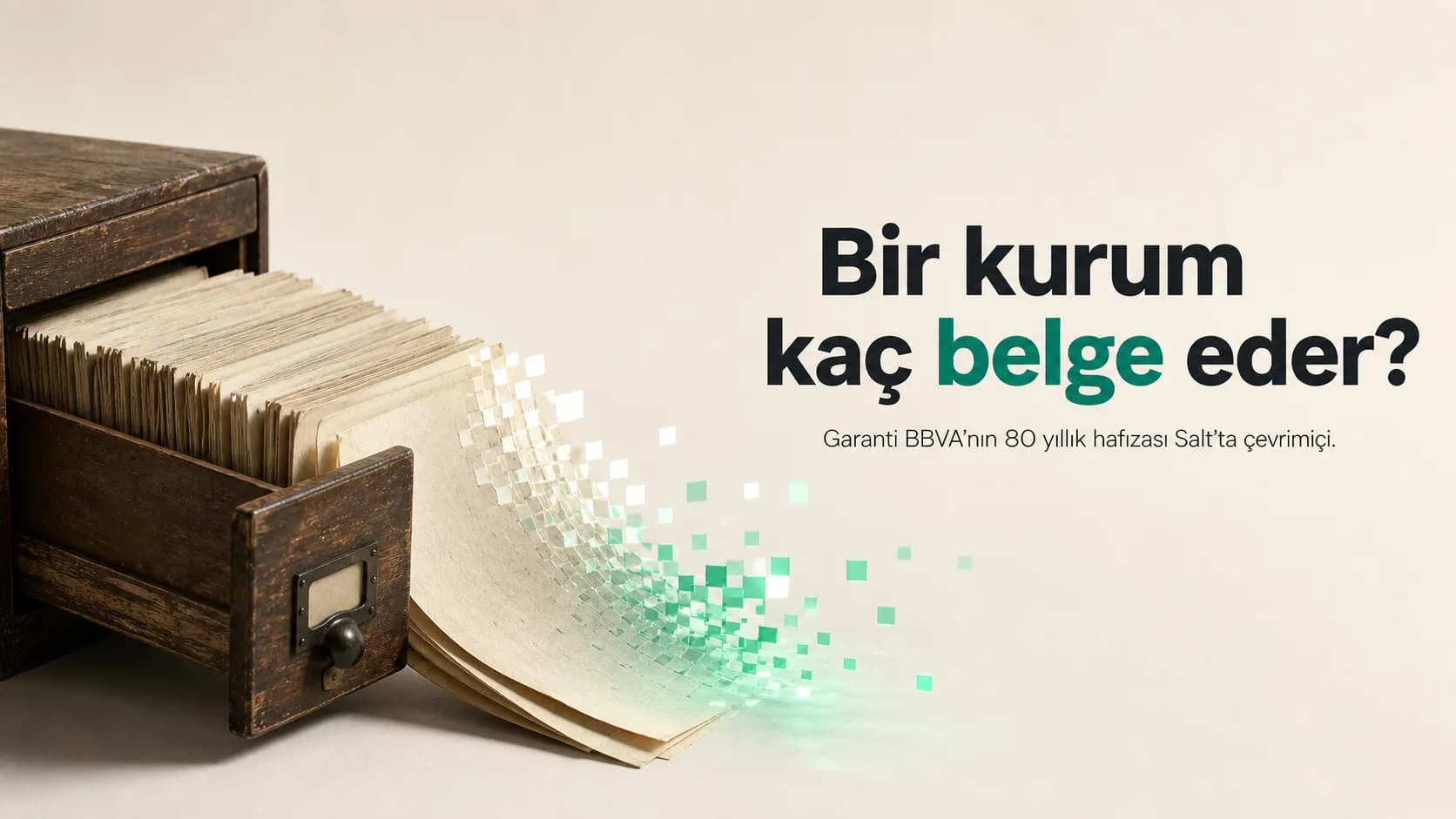 Kâğıtları dijital piksellere dönüşen arşiv çekmecesi ve ‘Bir kurum kaç belge eder?’ başlığı