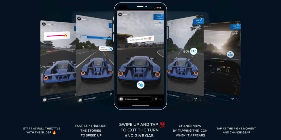 Instagram Hikayelerde Sürüş Simülatörü Deneyimi