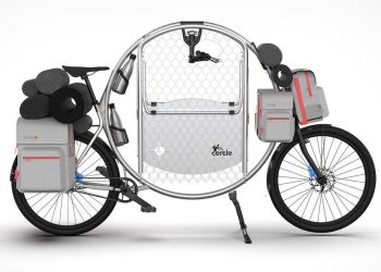 Kamp için Özel Olarak Tasarlanmış Dairesel Bisiklet