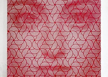 Geometrik Şekillerden Oluşan Hipnotik Yüzler