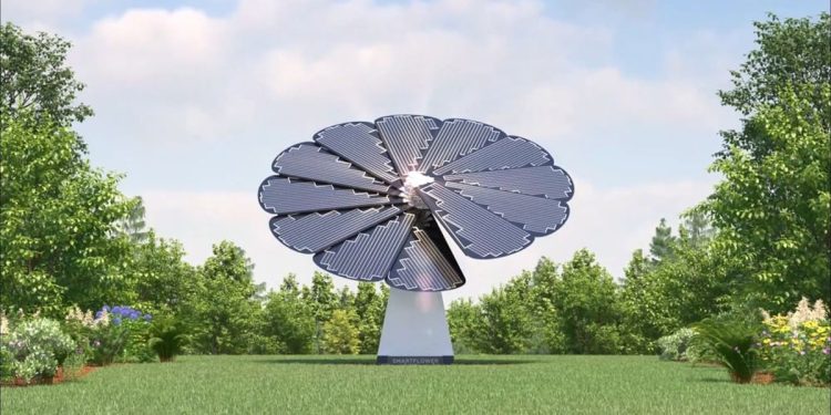 Smartflower: Güneş Işınlarını Takip Eden Çiçek Şeklinde Güneş Paneli