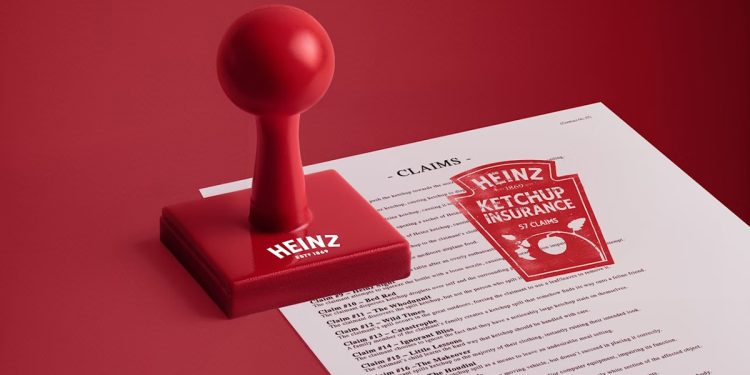 Heinz, ketçap kazalarına karşı "Ketchup Sigortası" ile yaratıcı bir reklam kampanyası başlattı.